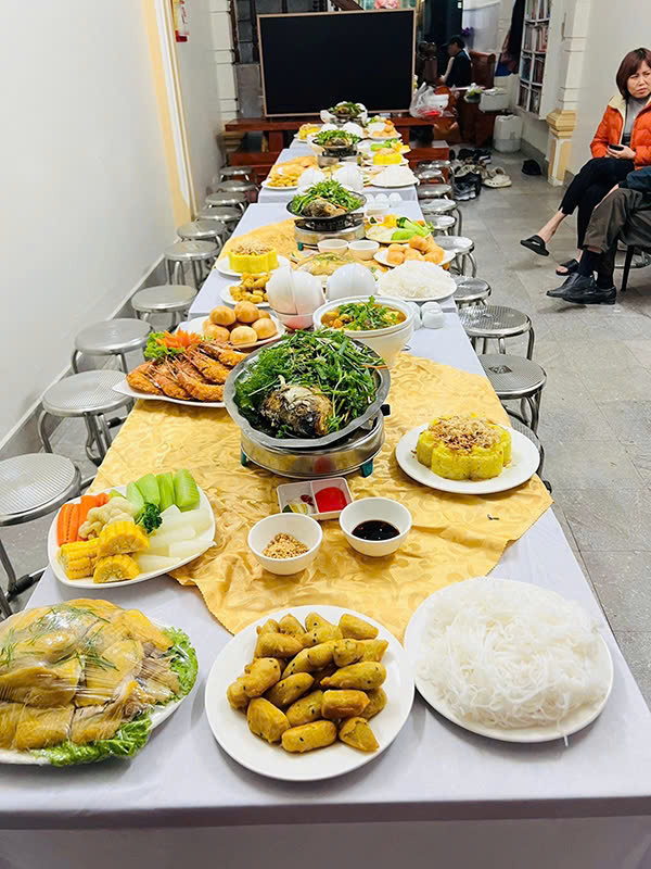 dịch vụ nấu cỗ tại nhà ở Ngã Tư Sở