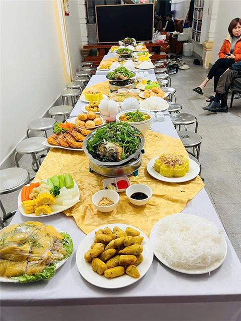 Ảnh dịch vụ nấu cỗ tại nhà ở Ngã Tư Sở