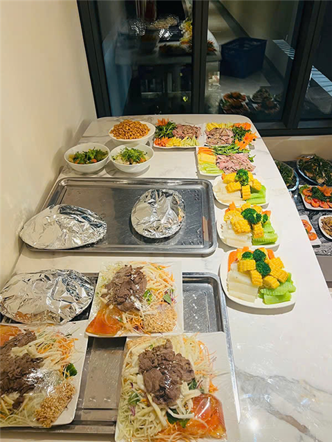Ảnh đặt cỗ cưới ở Khương Thượng